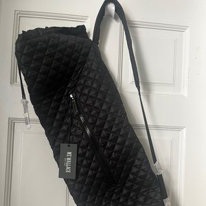 MZ Wallace Matz Bag, Black Quilted Yoga Mat Bag, NWT